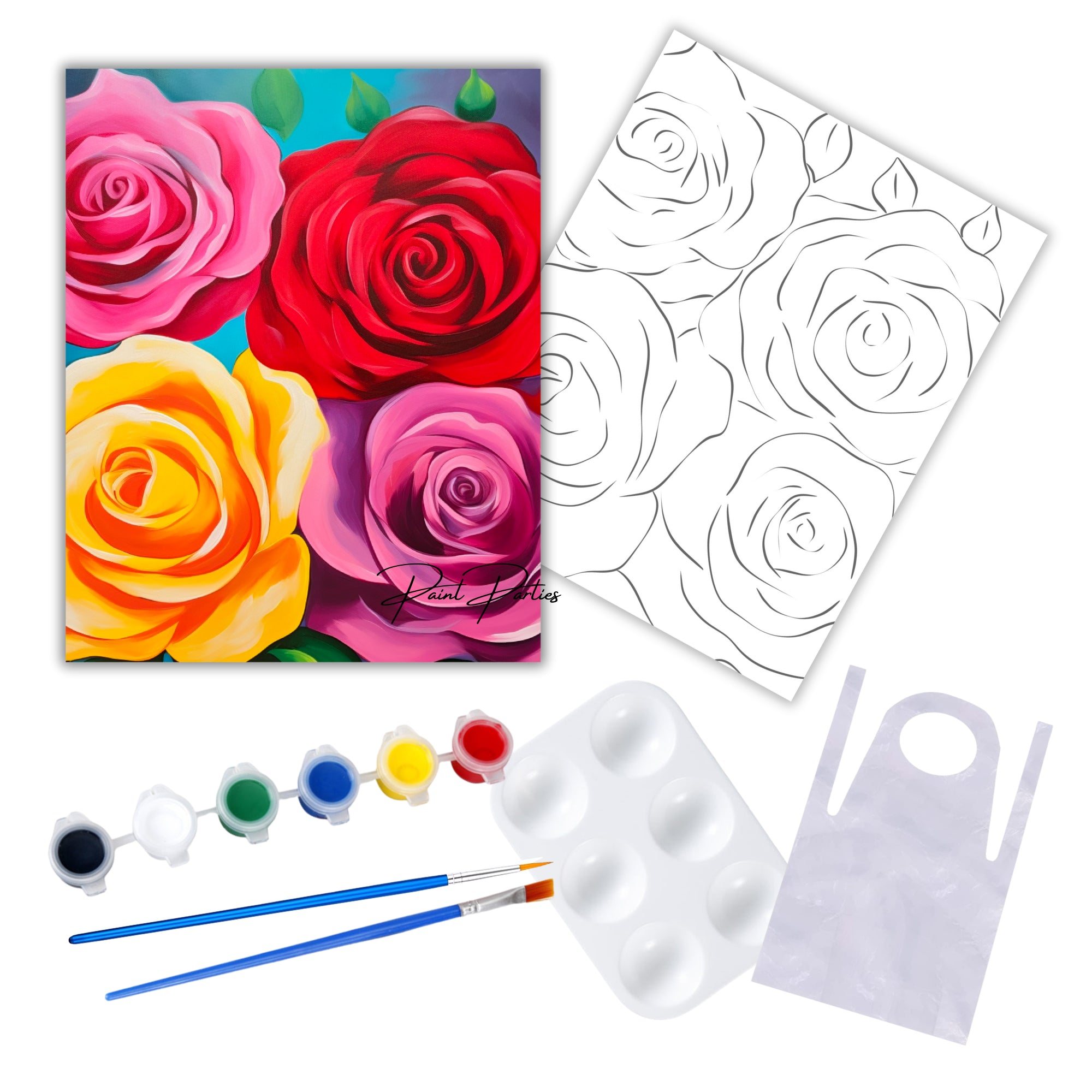 Box Of Roses DIY Painting Kit